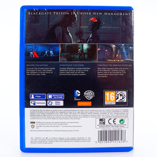 Batman Arkham Origins Blackgate - PSV spill - Retrospillkongen