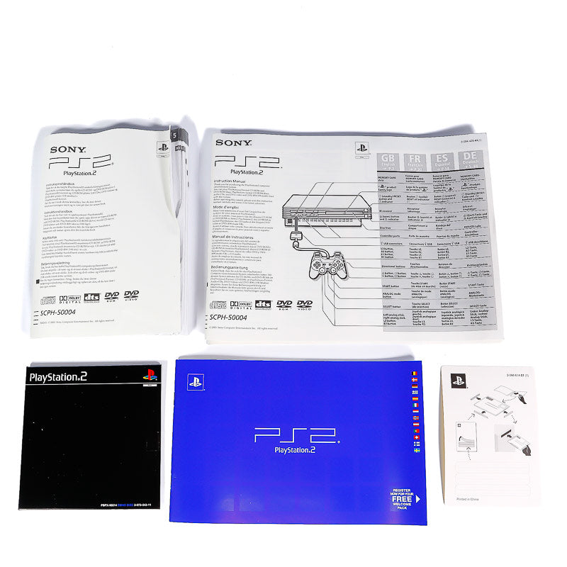 Original Playstation 2 Sort Konsoll pakke | Komplett i Eske - Retrospillkongen
