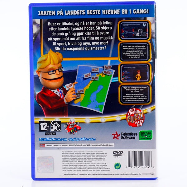Buzz! Norgesmester - PS2 spill - Retrospillkongen