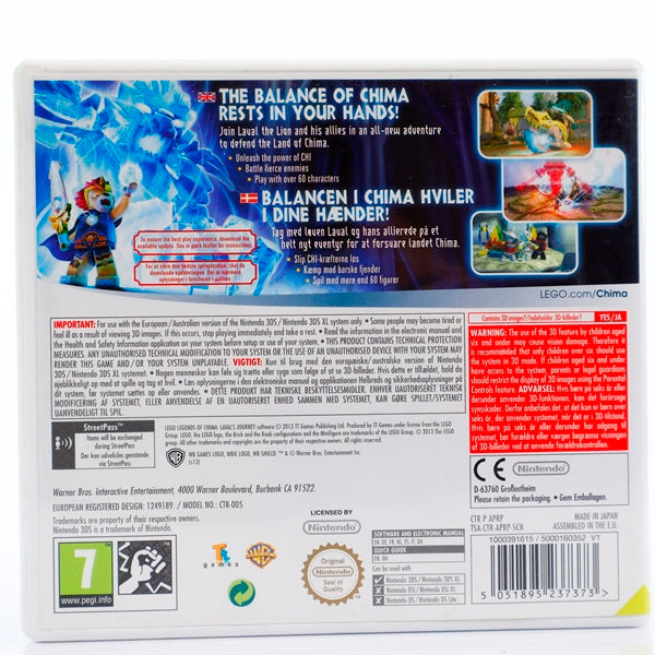 LEGO Legends of Chima Laval's Journey - 3DS spill - Retrospillkongen
