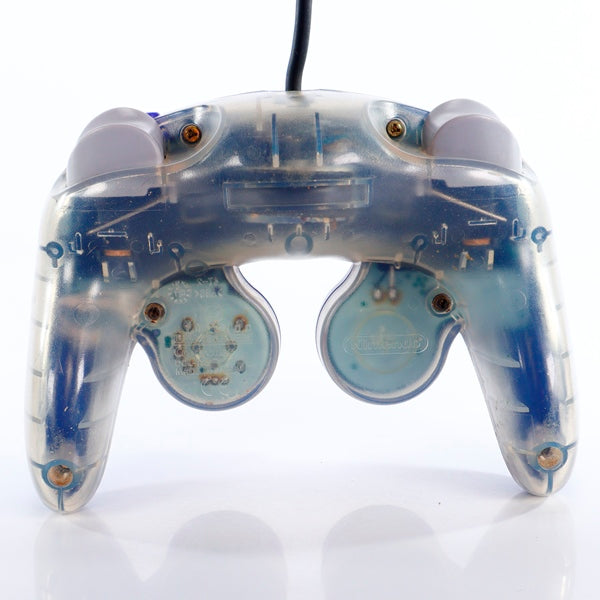 Original Gamecube Kontroll Indigo / Gjennomsiktig- Gamecube / Wii - Tilbehør - Retrospillkongen