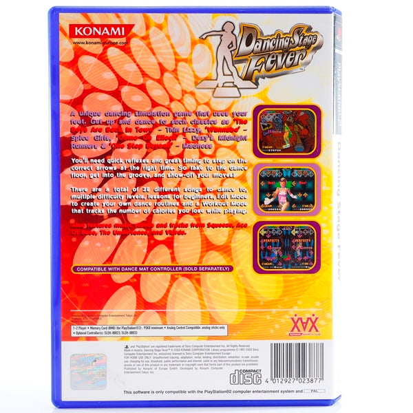 Dancing Stage Fever - PS2 spill - Retrospillkongen