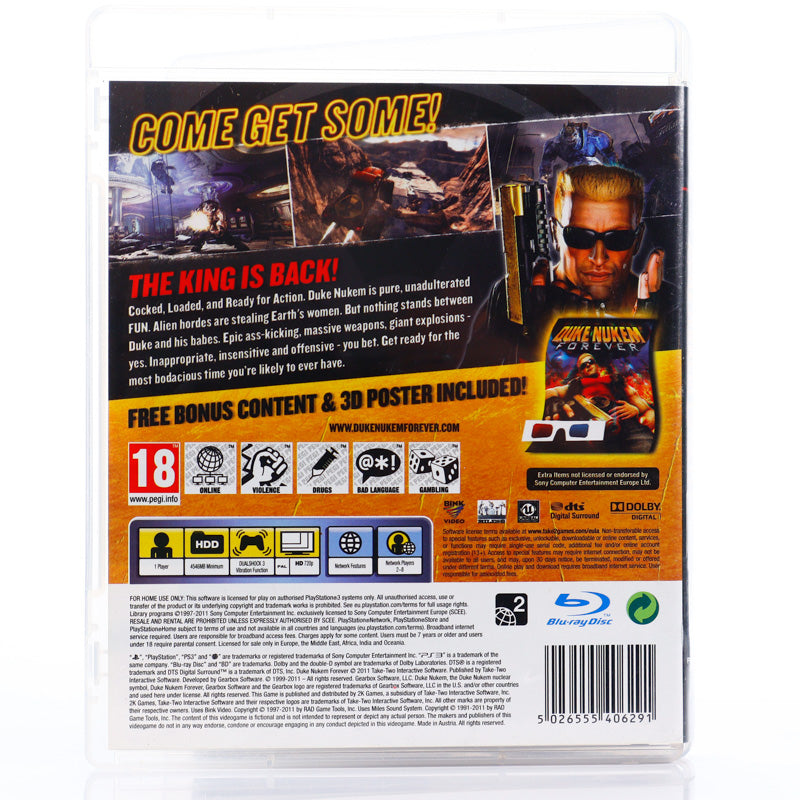 Duke Nukem Forever: Duke's Kick Ass Edition - PS3 spill - Retrospillkongen
