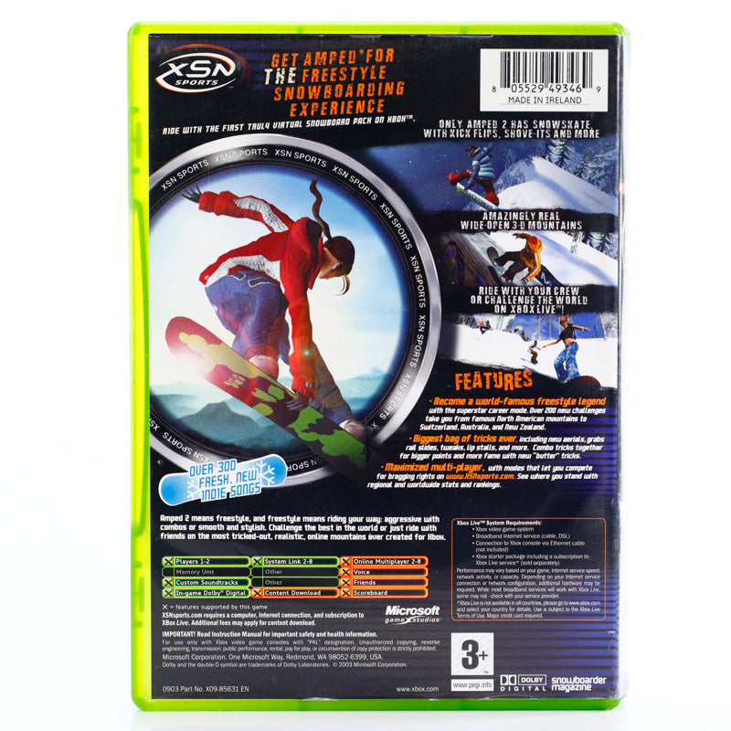 Amped 2 - Microsoft Xbox spill - Retrospillkongen