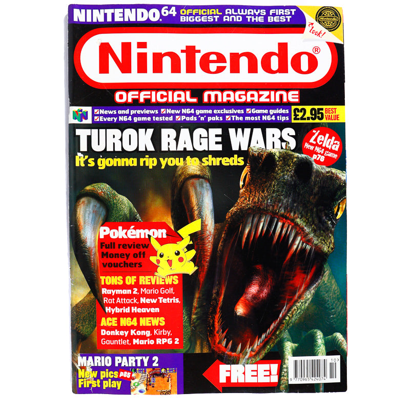 Nintendo Official Magazine Turok Rage Wars Retrospillkongen