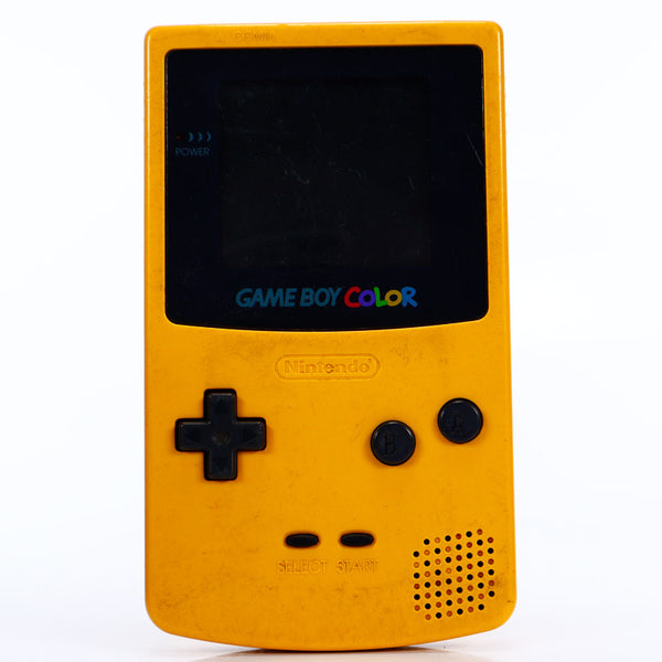 Gul Game Boy Color (GBC) - En klassiker for spill på farten! - Retrospillkongen