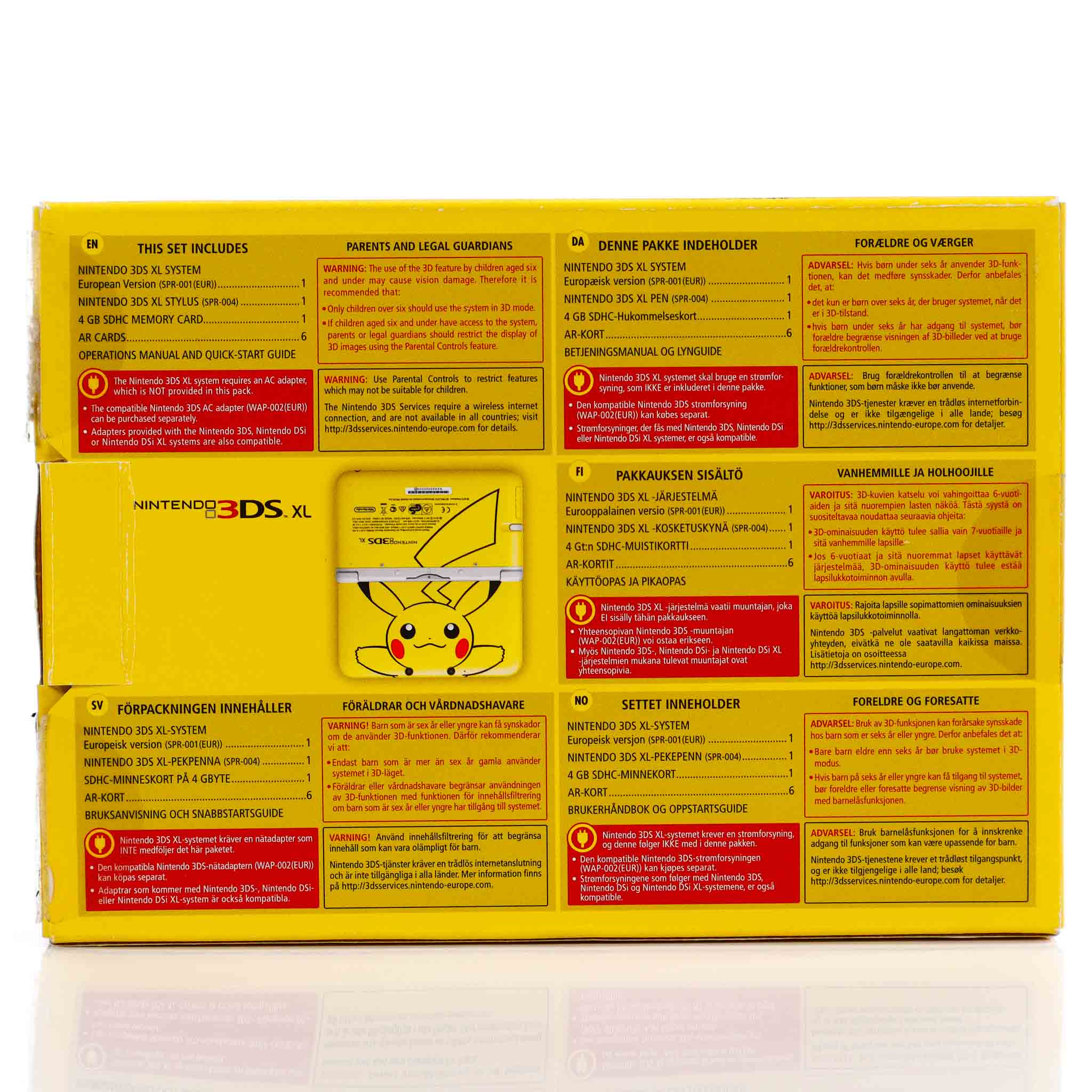 Pikachu Limited Edition konsoll pakke Nintendo 3DS XL - Retrospillkongen