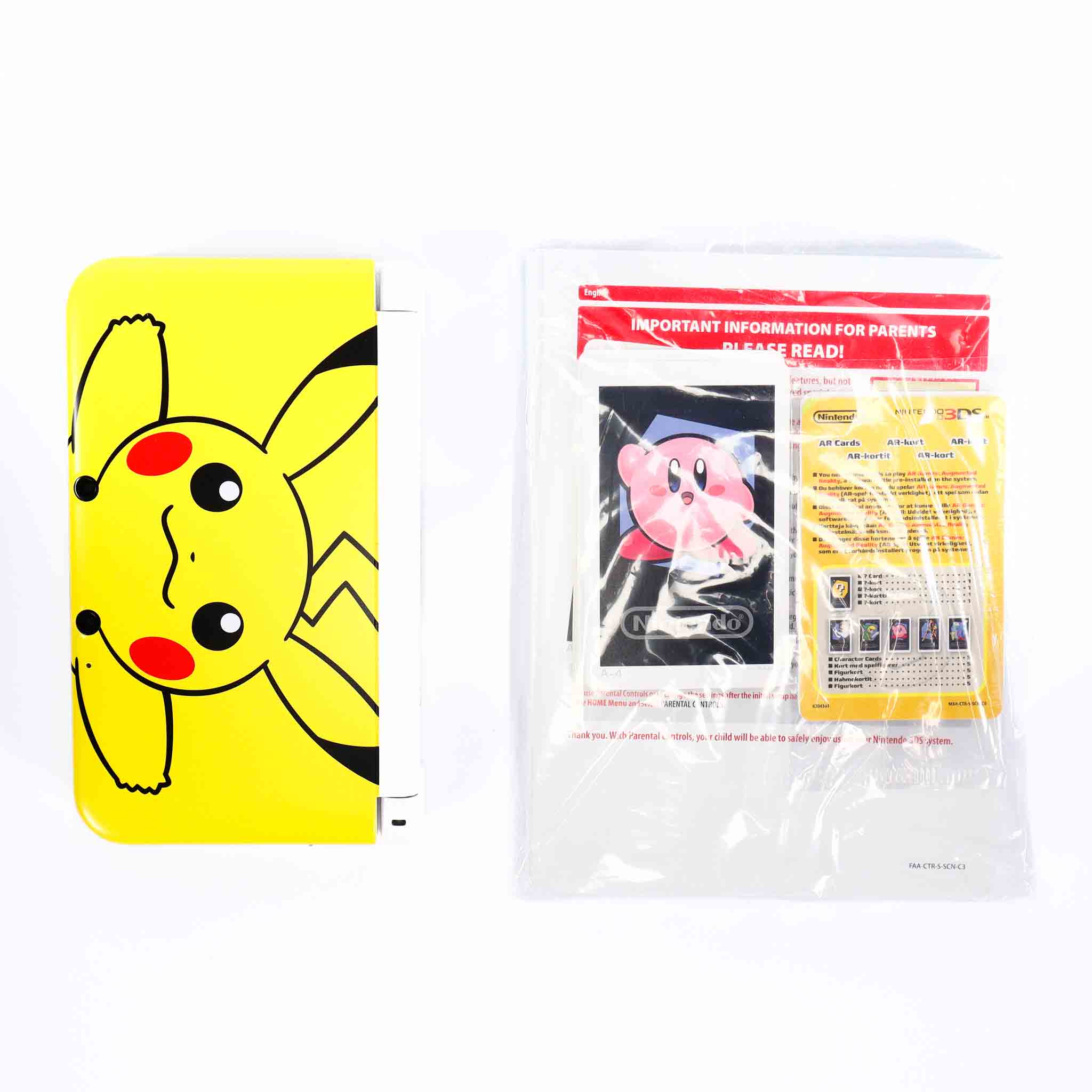 Pikachu Limited Edition konsoll pakke Nintendo 3DS XL - Retrospillkongen