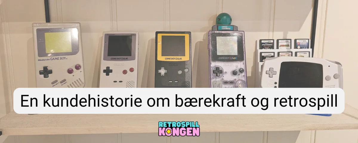 En kundehistorie om bærekraft og retrospill: Nytt liv til ødelagte konsoller