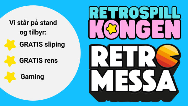 Endelig er vi på Retromessa! 🕹️⚔️