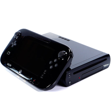 Bilde av en Wii U Svart konsoll med en Gamepad