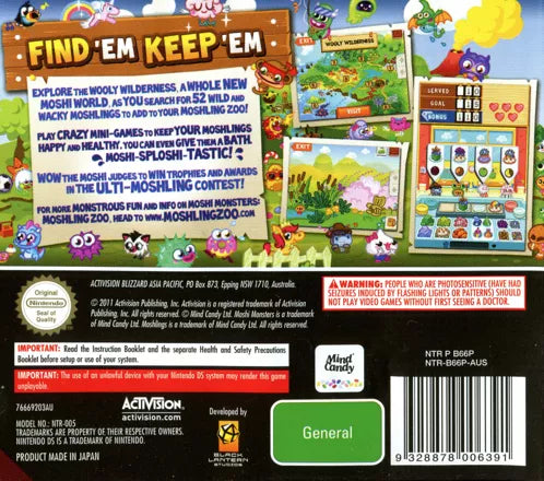 Moshi Monsters: Moshling Zoo - Nintendo DS spill - Retrospillkongen