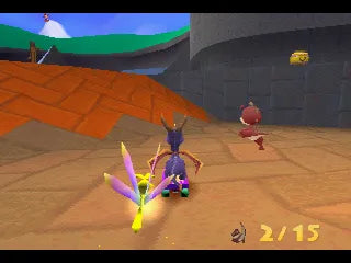Spyro: Year of the Dragon - PS1 spill - Retrospillkongen
