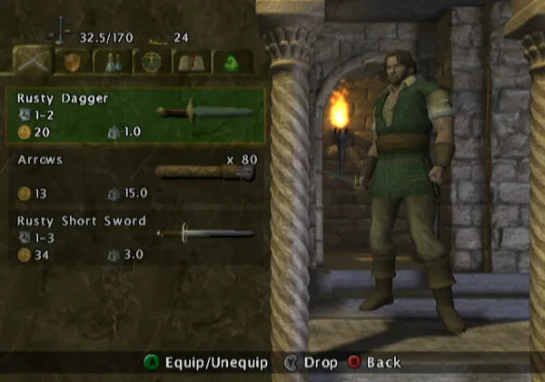 Baldur's Gate: Dark Alliance - Xbox spill