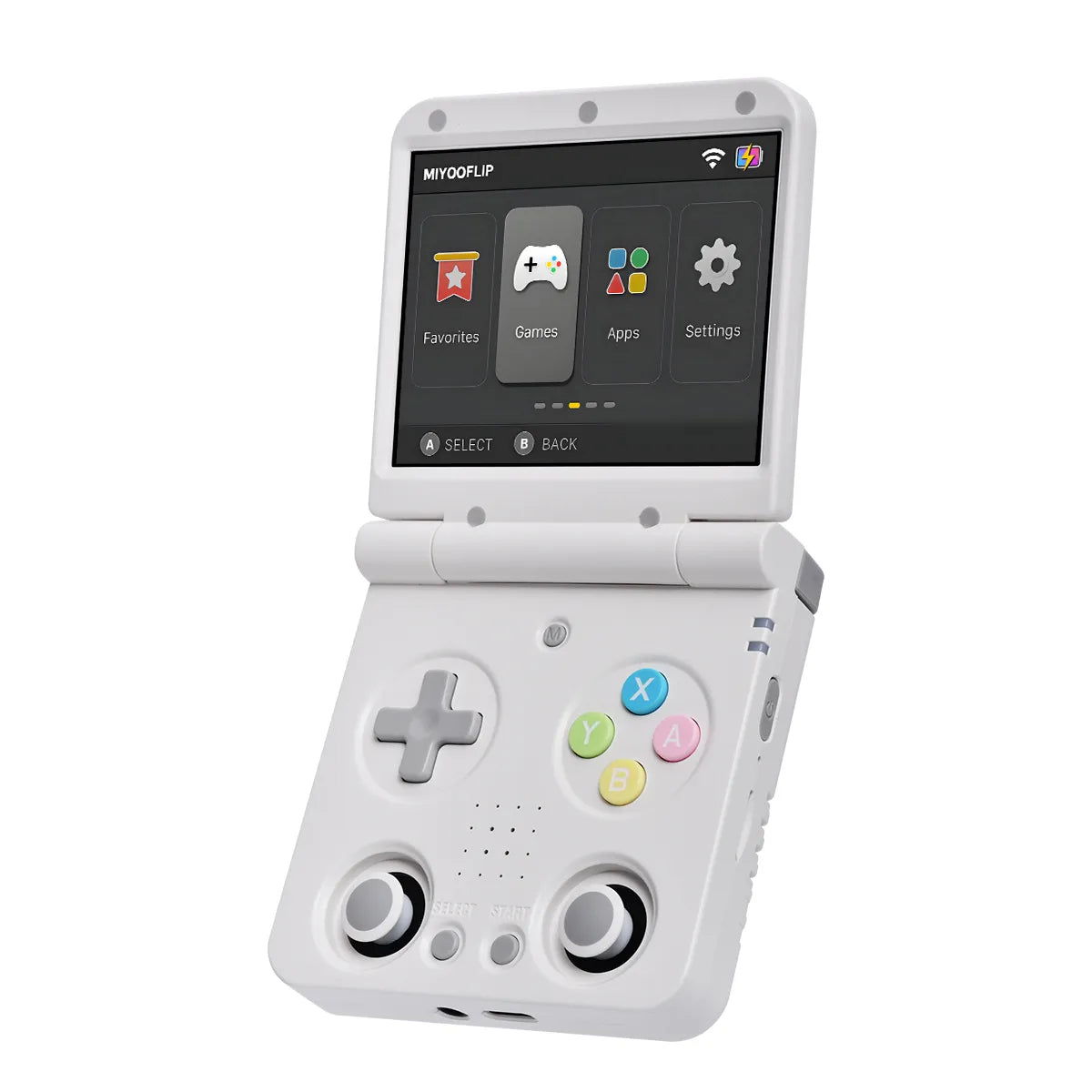 Miyoo Flip V2: 10.000+ Spill, Retro Håndholdt Spill Konsoll - Retrospillkongen