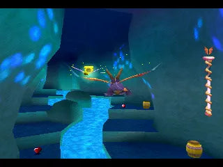 Spyro: Year of the Dragon - PS1 spill - Retrospillkongen