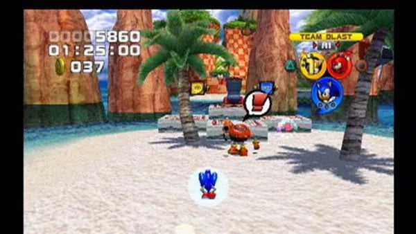 Sonic Heroes - Gamecube spill - Retrospillkongen