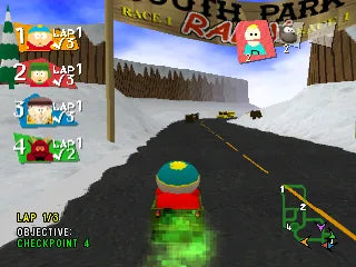 South Park Rally - PS1 spill - Retrospillkongen