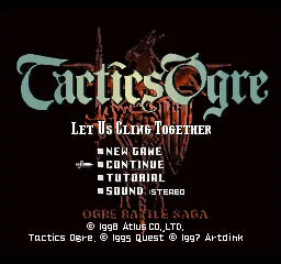 Tactics Ogre: Let Us Cling Together - PSP spill (Forseglet) - Retrospillkongen