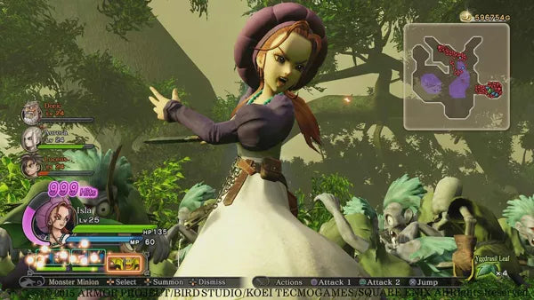 Dragon Quest Heroes: The World Tree's Woe and the Blight Below - PS4 spill