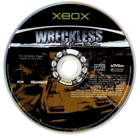 Wreckless: The Yakuza Missions - Xbox spill