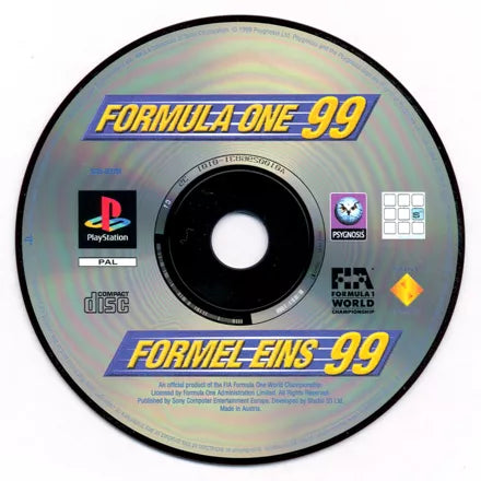 Formula One 99 - PS1 spill - Retrospillkongen