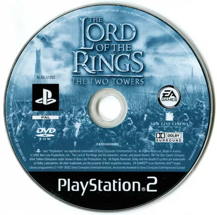 Ringenes Herre To Tårn - PS2 Spill