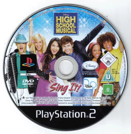 Disney High School Musical: Sing It! - PS2 spill - Retrospillkongen