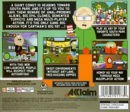 South Park - PS1 spill - Retrospillkongen