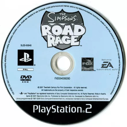 The Simpsons: Road Rage - PS2 Spill - Retrospillkongen