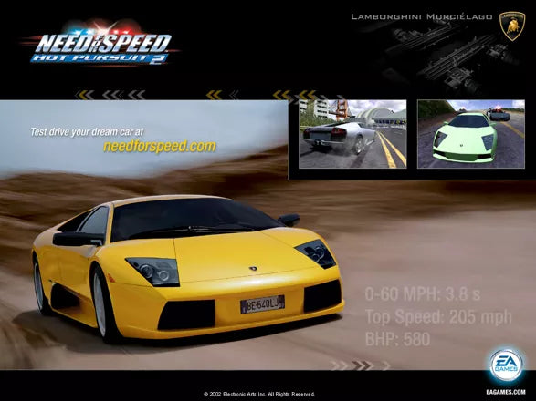 Need for Speed: Hot Pursuit 2 - PS2 spill - Retrospillkongen