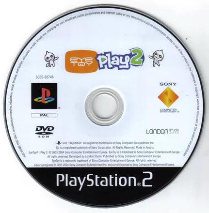 EyeToy: Play 2 - PS2 spill - Retrospillkongen