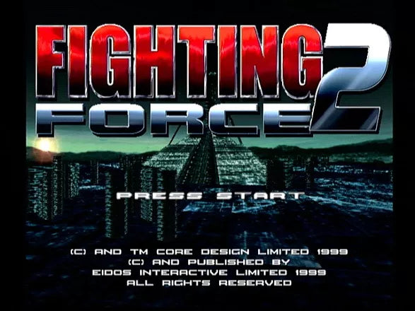Fighting Force 2 - PS1 spill - Retrospillkongen