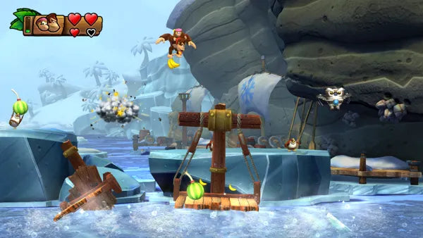 Donkey Kong Country: Tropical Freeze - Wii U spill (Forselget)