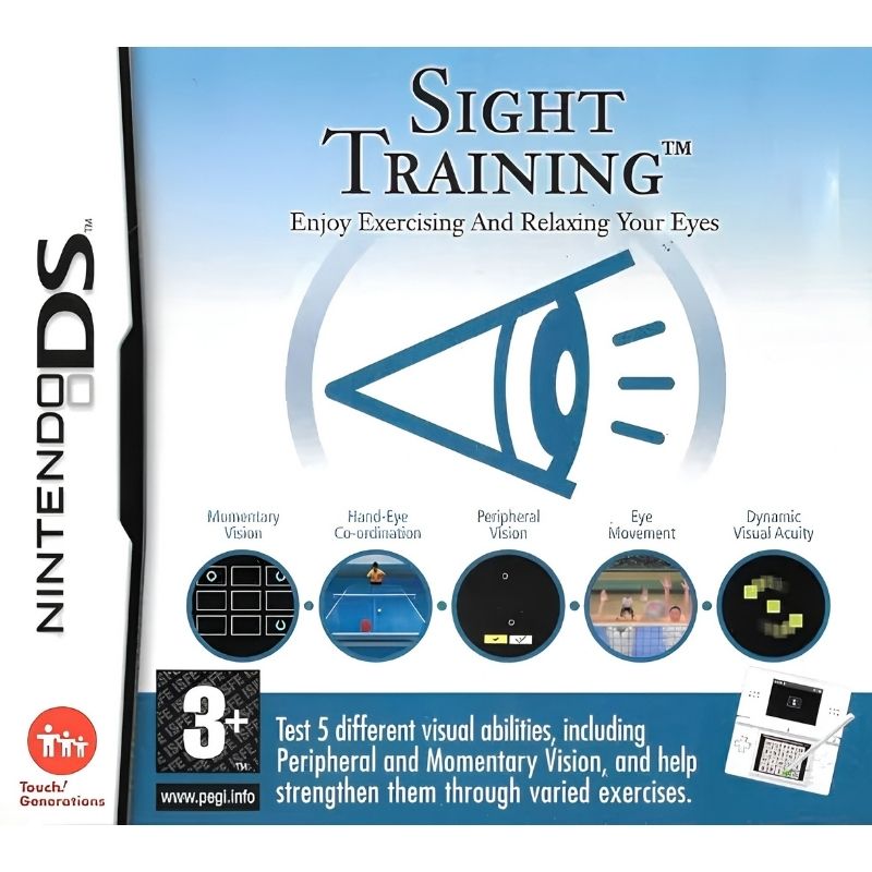 Sight Training: Enjoy Exercising and Relaxing Your Eyes - Nintendo DS spill