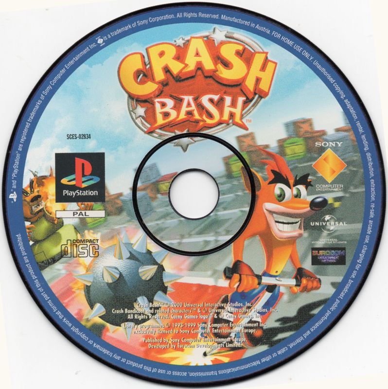 Crash Bash - PS1 spill - Retrospillkongen