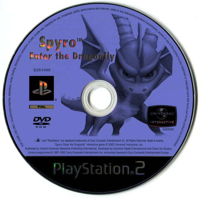 Spyro: Enter the Dragonfly - PS2 spill