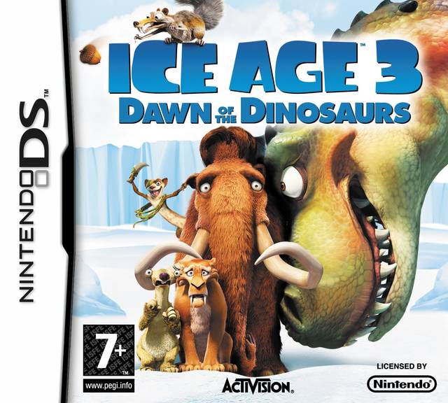 Ice Age 3 Dawn of The Dinosaurs - Nintendo DS spill - Retrospillkongen