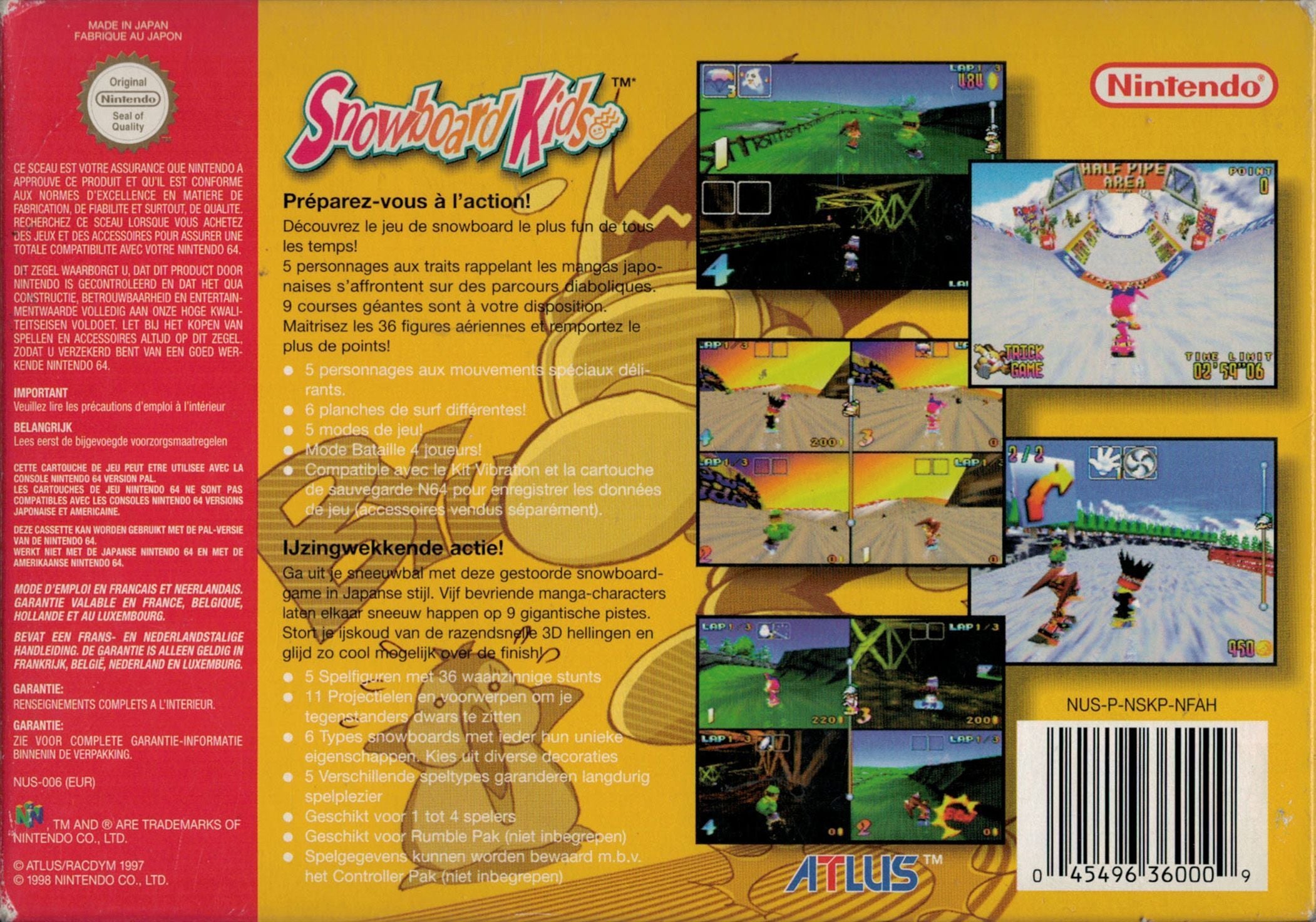 Snowboard Kids - N64 spill - Retrospillkongen