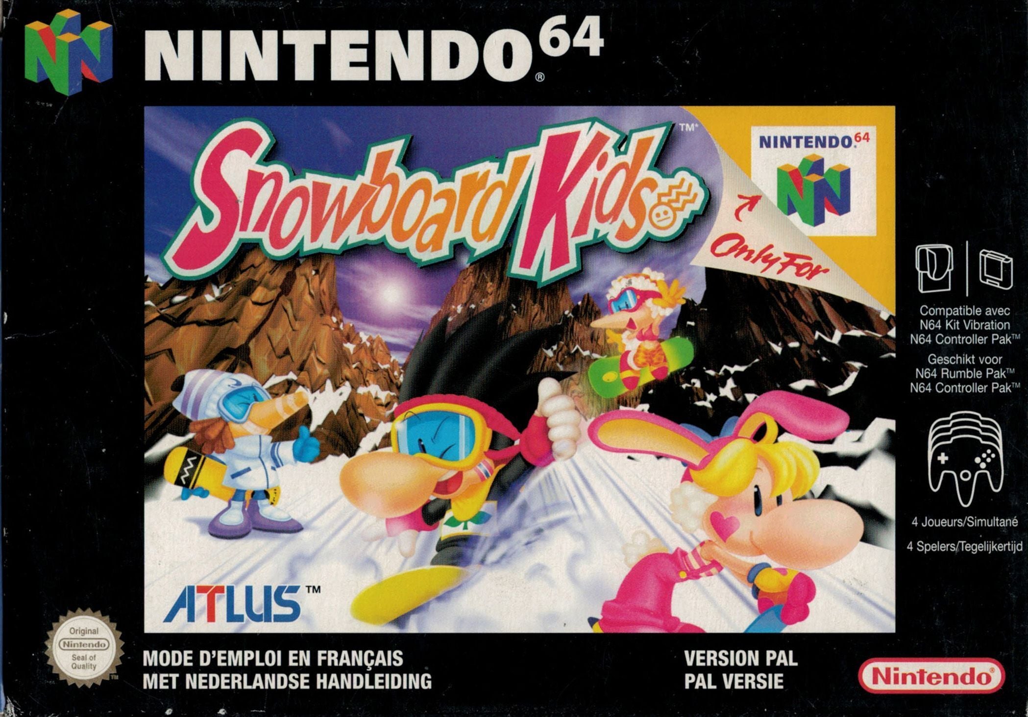 Snowboard Kids - N64 spill - Retrospillkongen