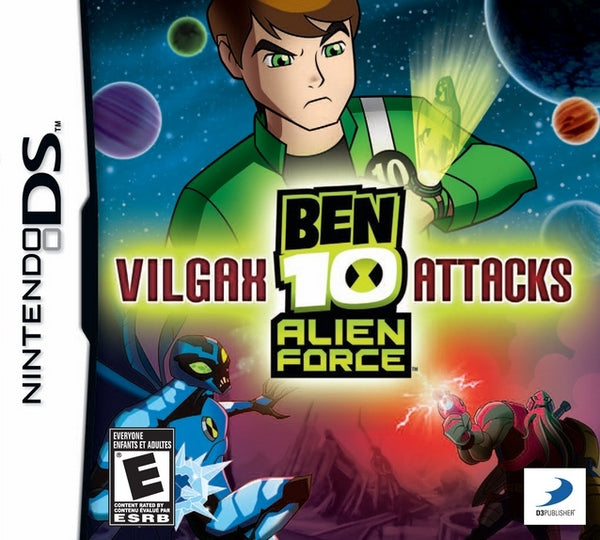 Ben 10 Alien Force: Vilgax Attacks - Nintendo DS spill - Retrospillkongen