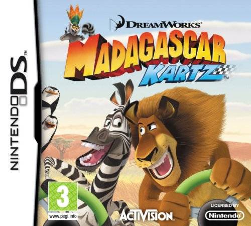 DreamWorks Madagascar Kartz - Nintendo DS spill - Retrospillkongen