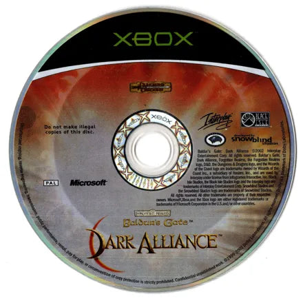 Baldur's Gate: Dark Alliance - Xbox spill