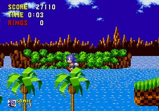 Sonic the Hedgehog - SEGA Mega Drive spill - Retrospillkongen