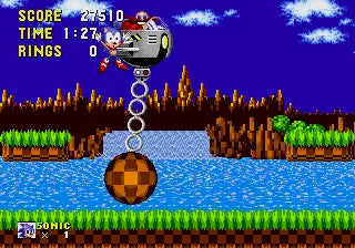 Sonic the Hedgehog - SEGA Mega Drive spill - Retrospillkongen