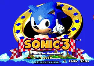 Sonic 3 - SEGA Mega Drive spill - Retrospillkongen