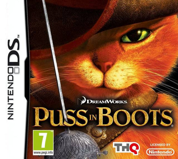 DreamWorks Puss in Boots - Nintendo DS (Kun Cover) - Retrospillkongen