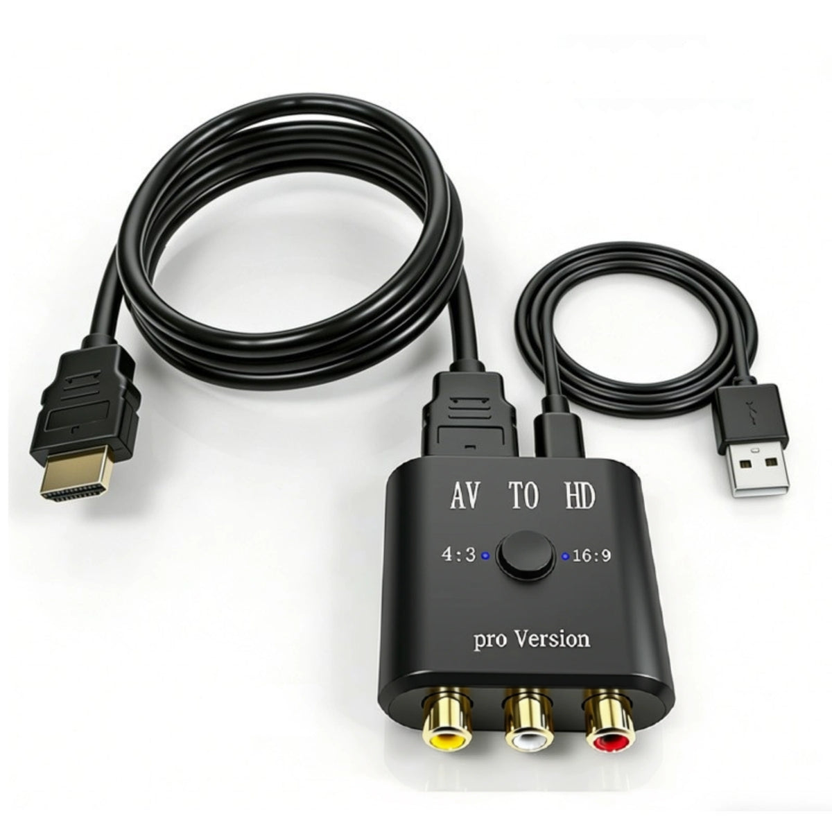 RCA til HDMI Omformer Adapter - Retrospillkongen