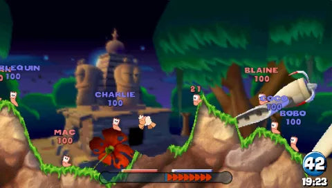 Worms: Open Warfare - PSP spill - Retrospillkongen