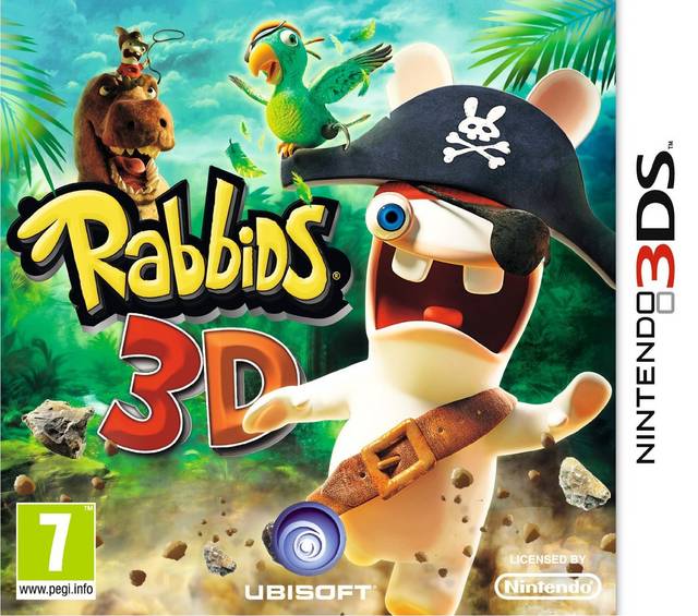 Rabbids: Travel in Time 3D - Nintendo 3DS spill - Retrospillkongen